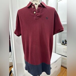 Abercrombie & Fitch Maroon Polo Shirt